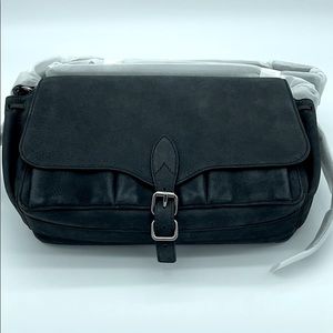 Rebecca Minkoff Black Suede Messenger Bag NWT